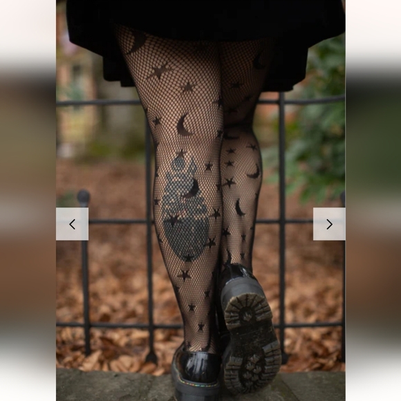 Sock Dreams Accessories - Sock Dreams Celestial Moon and Star Fishnet Tights